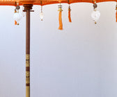 Citrine Parasol with Gold Detailing - ironyhome