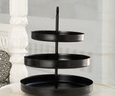 Matte Black 3 Tier Cake Stand - ironyhome