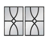 Roma Carved Wall Mirror - Set of 2 - ironyhome