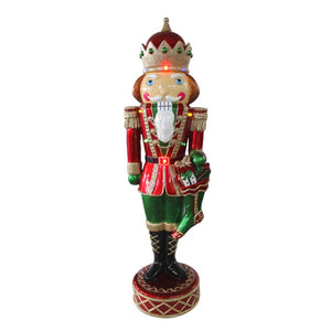 Traditional Decorative Nutcracker with LED Lights - ironyhome