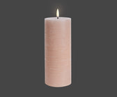 Uyuni Beige Pillar Candle Large - ironyhome