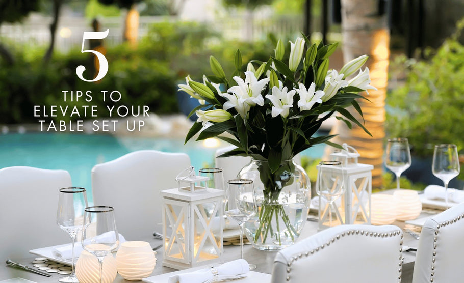 5 Tips to Elevate Your Table Setting for Dinner