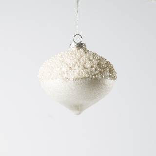 10×10×10CM White Hanging Ornament - Irony Home