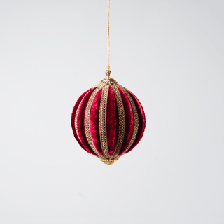 10cm Crystal Lace Ball Pumpkin Orn - Irony Home
