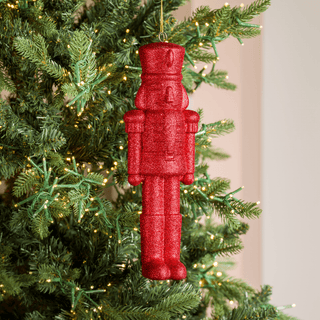 12-inch Shatterproof Glitter Nutcracker Ornament - Irony Home