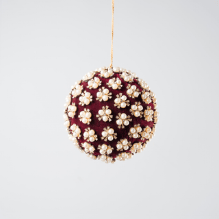12cm Flower Pearls with Rhinestones Studs Ball Orn - Irony Home
