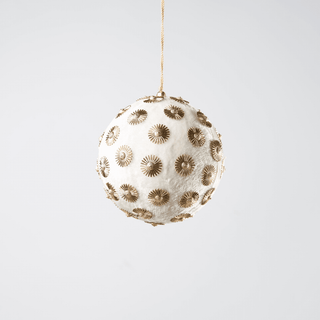 12cm Sunflower Studs Ball Ornament - Irony Home