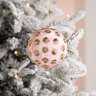 12cm Sunflower Studs Ball Ornament - Irony Home