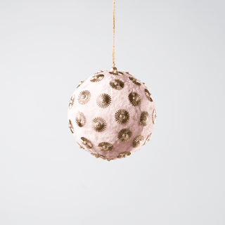 12cm Sunflower Studs Ball Ornament - Irony Home
