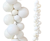 1.5 Ft White Ball Festive Garland - ironyhome