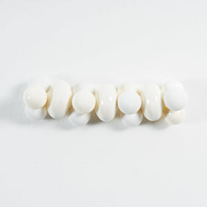 1.5 Ft White Ball Festive Garland