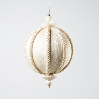 15CM Ivory Crystal Lace Ball - Irony Home