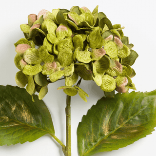 19-inch Lime Hydrangea Flower Pick - Irony Home