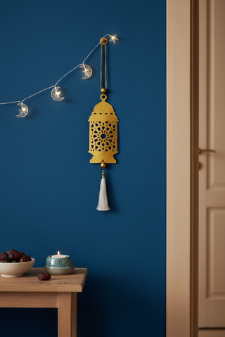 Heritage Filigree Lantern Tassel Charm Gold