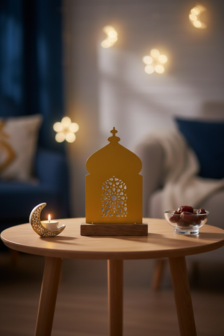 Heritage Mosque Silhouette Gold / Small