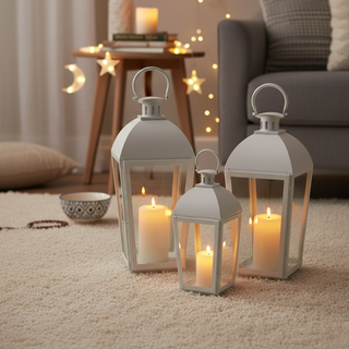 Celestial White Lantern White / Large