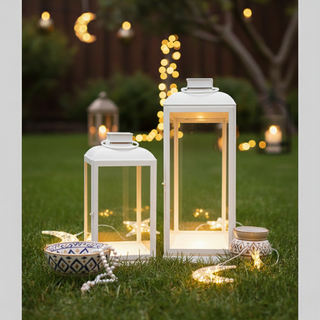 Serenity White Lantern White / Medium