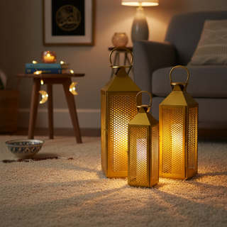 Golden Mirage Lantern Gold / Large