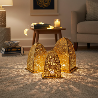 Golden Blossom Lantern Gold / Large