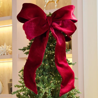 Festive Burgundy Bow Ornament
