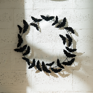 Metal Bat Wreath