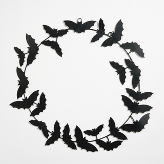 Metal Bat Wreath