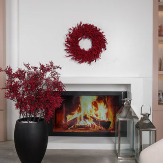 30-inch Mini Berry Wreath - Irony Home