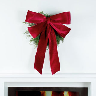 4FT Wired Velvet Bow - ironyhome