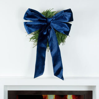 4FT Wired Velvet Bow - ironyhome