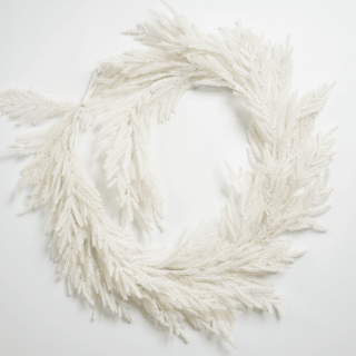 72-inch PINE WHITE GARLAND - Irony Home