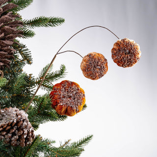 Amber Pumpkin Pick With Rhinestones - ironyhome