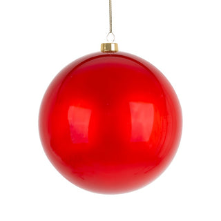 Apple Red Festive Ball Ornament - ironyhome