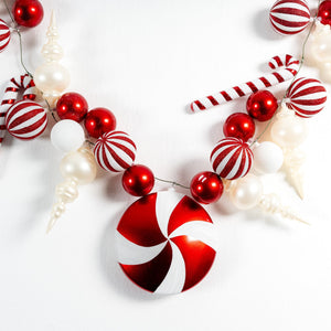 Ball Garlands Red Candy