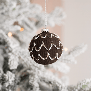 Ball Ornament with Beads - Irony Home
