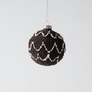 Ball Ornament with Beads - Irony Home
