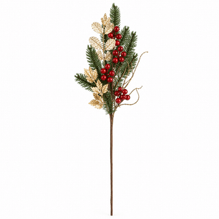 Berry & Pine Spray Pick - Irony Home