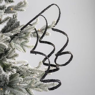 Black Chunky Twirl Pick - ironyhome