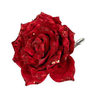 Blooming Rose Festive Ornament - ironyhome