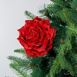 Blooming Rose Festive Ornament - ironyhome