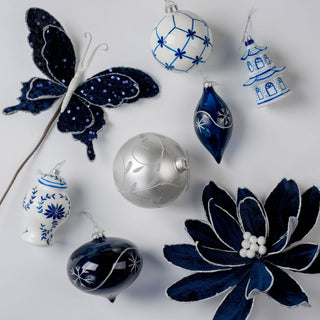 Blue Velvet Butterfly Clip - on - ironyhome