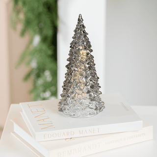 B/O Crystal Glass Cone Tree - Irony Home