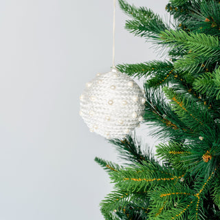 Braided Pearl Ornament - ironyhome