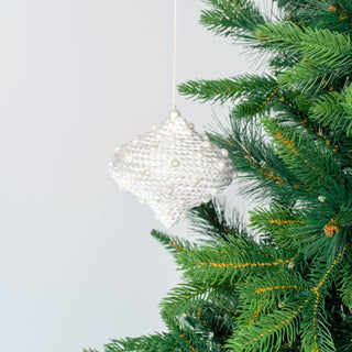 Braided Pearl Ornament - ironyhome
