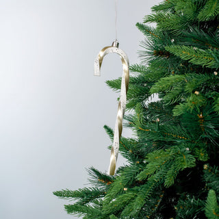 Bright Champagne Candy Cane Ornament - ironyhome