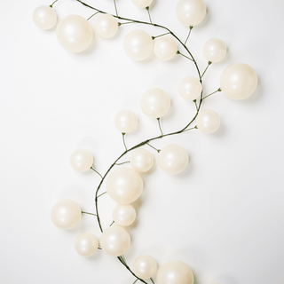 Candy Apple Pearl Mixed Ball Garland 6-Foot - Irony Home