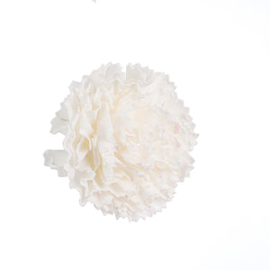 Carnation Flower Ornament with Glitter