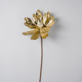 Champagne Blooming Magnolia Pick - ironyhome