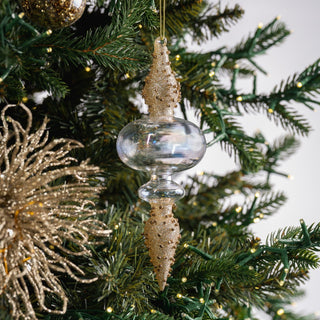 Champagne Finial Hanging Ornament - ironyhome