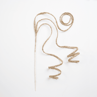 Champagne Thin Glitter Twirl Pick - Irony Home