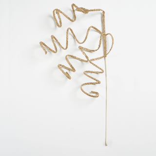 Champagne Twirl Glitter Festive Pick - Irony Home